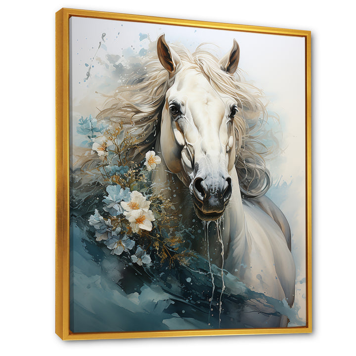 Majestic Gallop Horse - Horse Canvas Wall Art