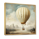 Contemporary Balloon Voyage - Transportation Canvas Wall Art