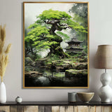 Japan Bonsai Serenity I - People Canvas Wall Art