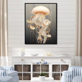 Minimalism Jellyfish Wonders - Jellyfish Living Room Wall Art