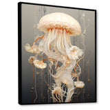 Minimalism Jellyfish Wonders - Jellyfish Living Room Wall Art