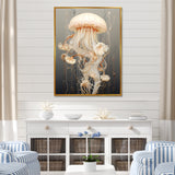 Minimalism Jellyfish Wonders - Jellyfish Living Room Wall Art