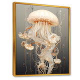 Minimalism Jellyfish Wonders - Jellyfish Living Room Wall Art