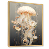 Minimalism Jellyfish Wonders - Jellyfish Living Room Wall Art