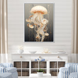 Minimalism Jellyfish Wonders - Jellyfish Living Room Wall Art