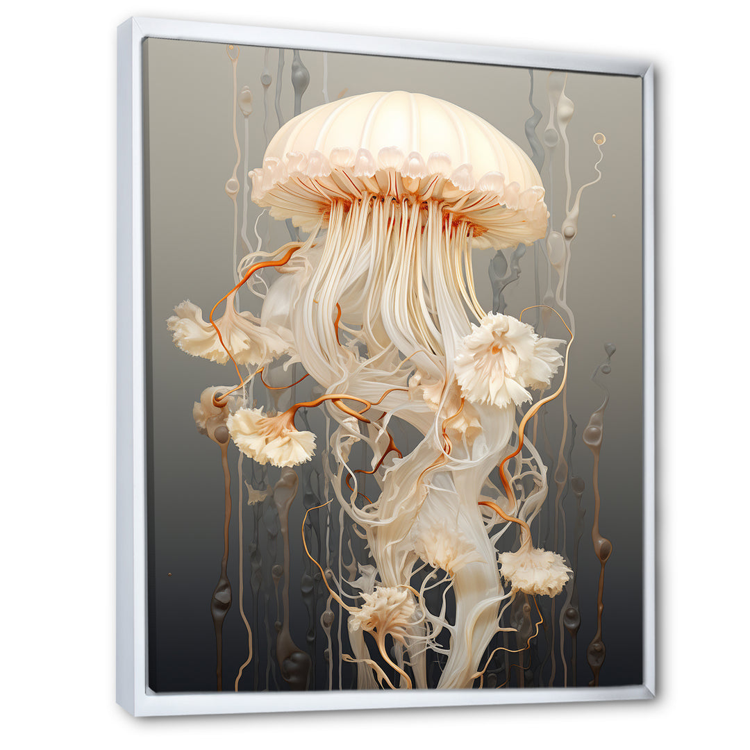 Minimalism Jellyfish Wonders - Jellyfish Living Room Wall Art