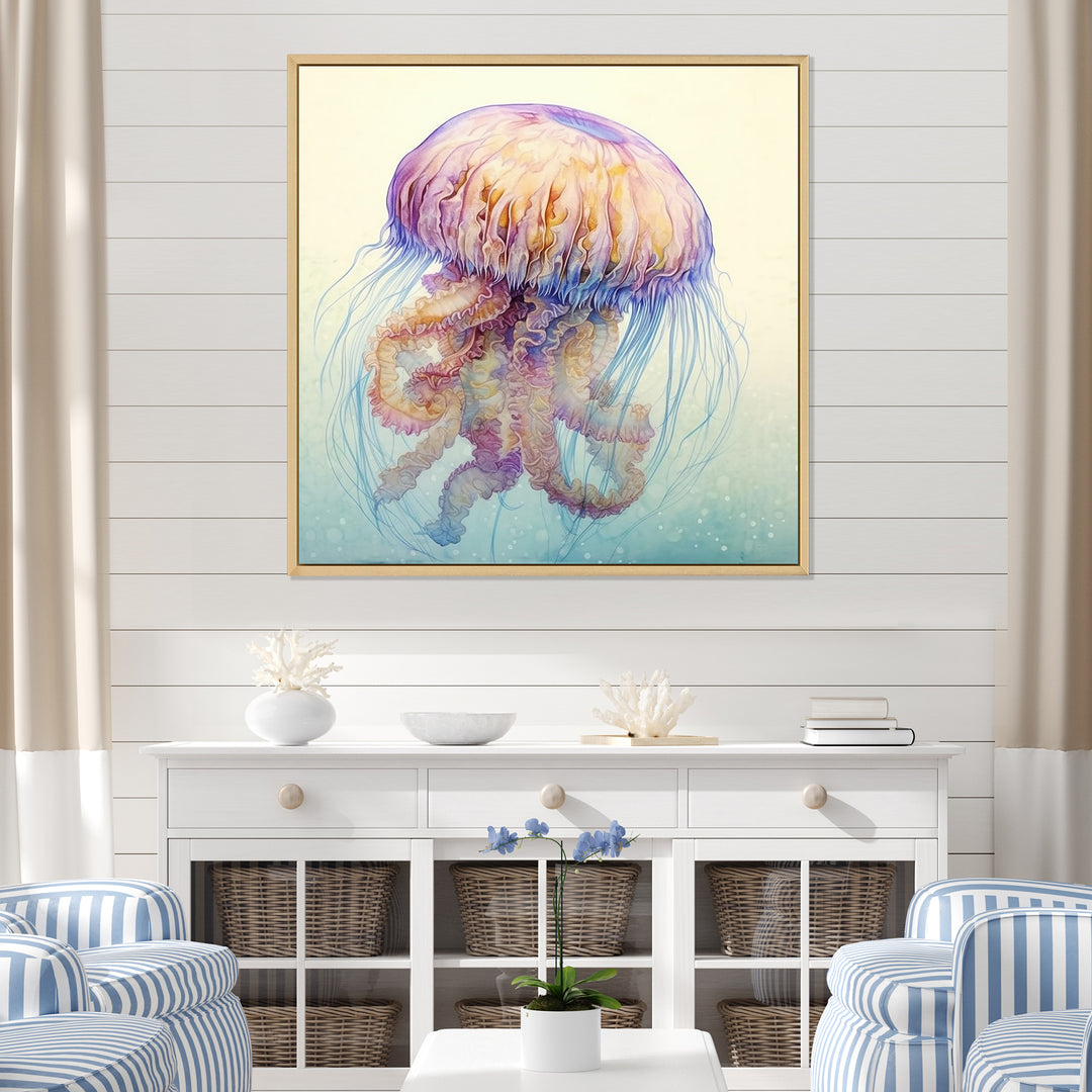Underwater Enchantment Jellyfish - Jellyfish Wall Decor