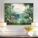 Tropical Wilderness Escape III - Landscapes Canvas Wall Art