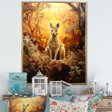 Kangaroo Portrait Ponder Bushland - Kangaroo Wall Art Prints