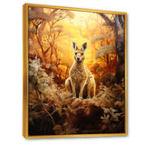 Kangaroo Portrait Ponder Bushland - Kangaroo Wall Art Prints
