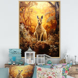 Kangaroo Portrait Ponder Bushland - Kangaroo Wall Art Prints