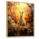 Kangaroo Portrait Ponder Bushland - Kangaroo Wall Art Prints