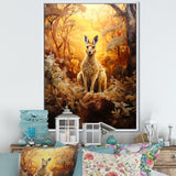 Kangaroo Portrait Ponder Bushland - Kangaroo Wall Art Prints