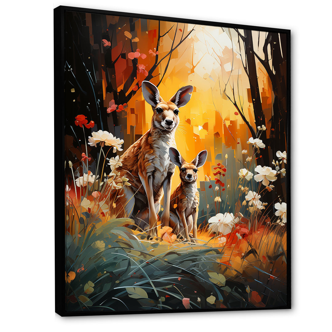 Kangaroo Eucalyptus Flower Oasis - Kangaroo Home Decor Art