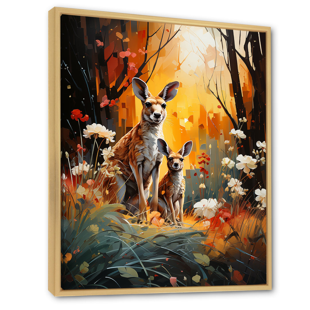 Kangaroo Eucalyptus Flower Oasis - Kangaroo Home Decor Art
