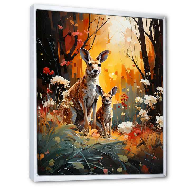Kangaroo Eucalyptus Flower Oasis - Kangaroo Home Decor Art