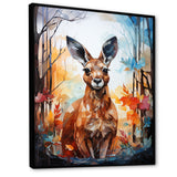 Colorful Kangaroo Popart Spirit - Kangaroo Canvas Wall Art
