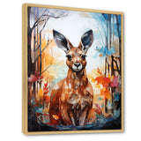 Colorful Kangaroo Popart Spirit - Kangaroo Canvas Wall Art