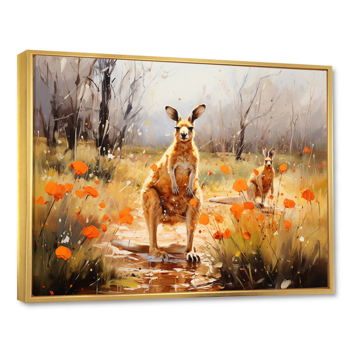 Kangaroo Path In Australia - Kangaroo Wall Art Prints