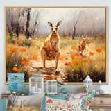 Kangaroo Path In Australia - Kangaroo Wall Art Prints