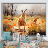 Kangaroo Path In Australia - Kangaroo Wall Art Prints