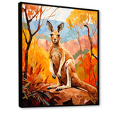 Colorful Kangaroo Kingdom - Kangaroo Bedroom Wall Art