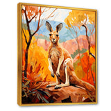 Colorful Kangaroo Kingdom - Kangaroo Bedroom Wall Art