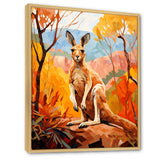 Colorful Kangaroo Kingdom - Kangaroo Bedroom Wall Art