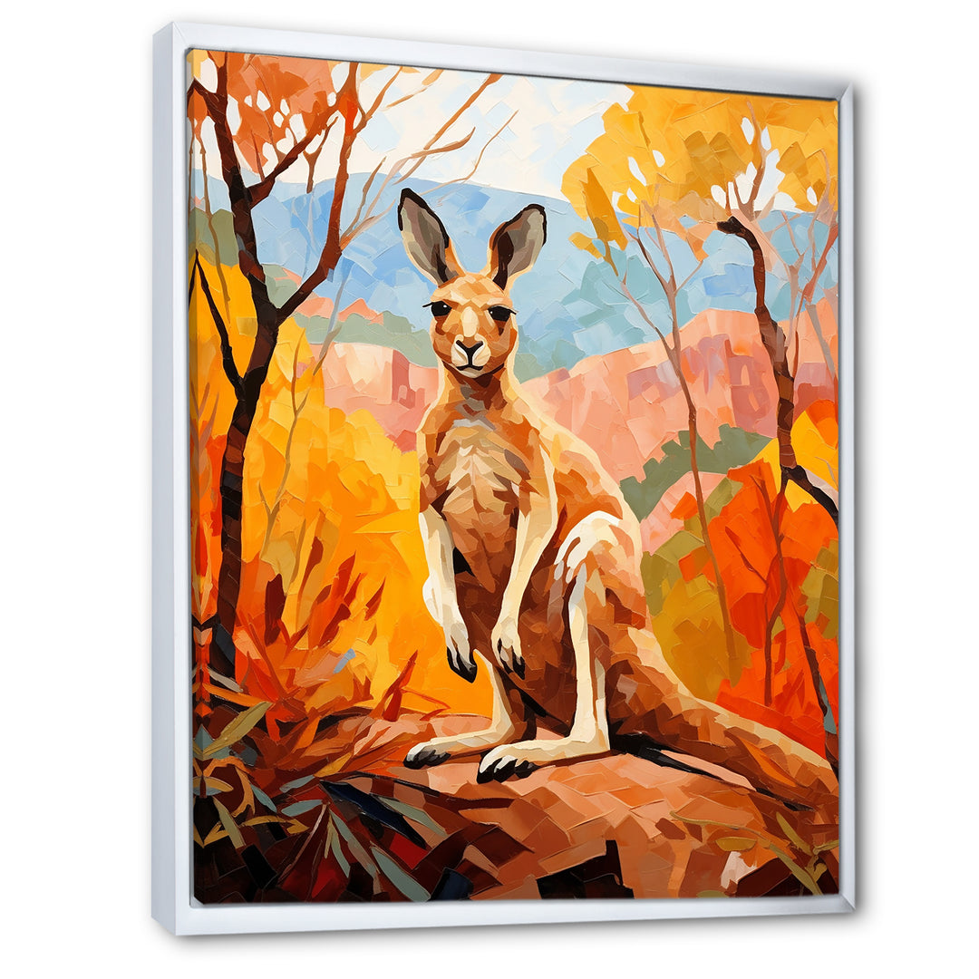 Colorful Kangaroo Kingdom - Kangaroo Bedroom Wall Art