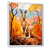 Colorful Kangaroo Kingdom - Kangaroo Bedroom Wall Art