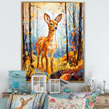 Deer Mosaic Forest Wildlife - Deer Wall Decor