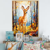 Deer Mosaic Forest Wildlife - Deer Wall Decor