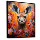 Popart Kangaroo Portrait - Kangaroo Wall Decor