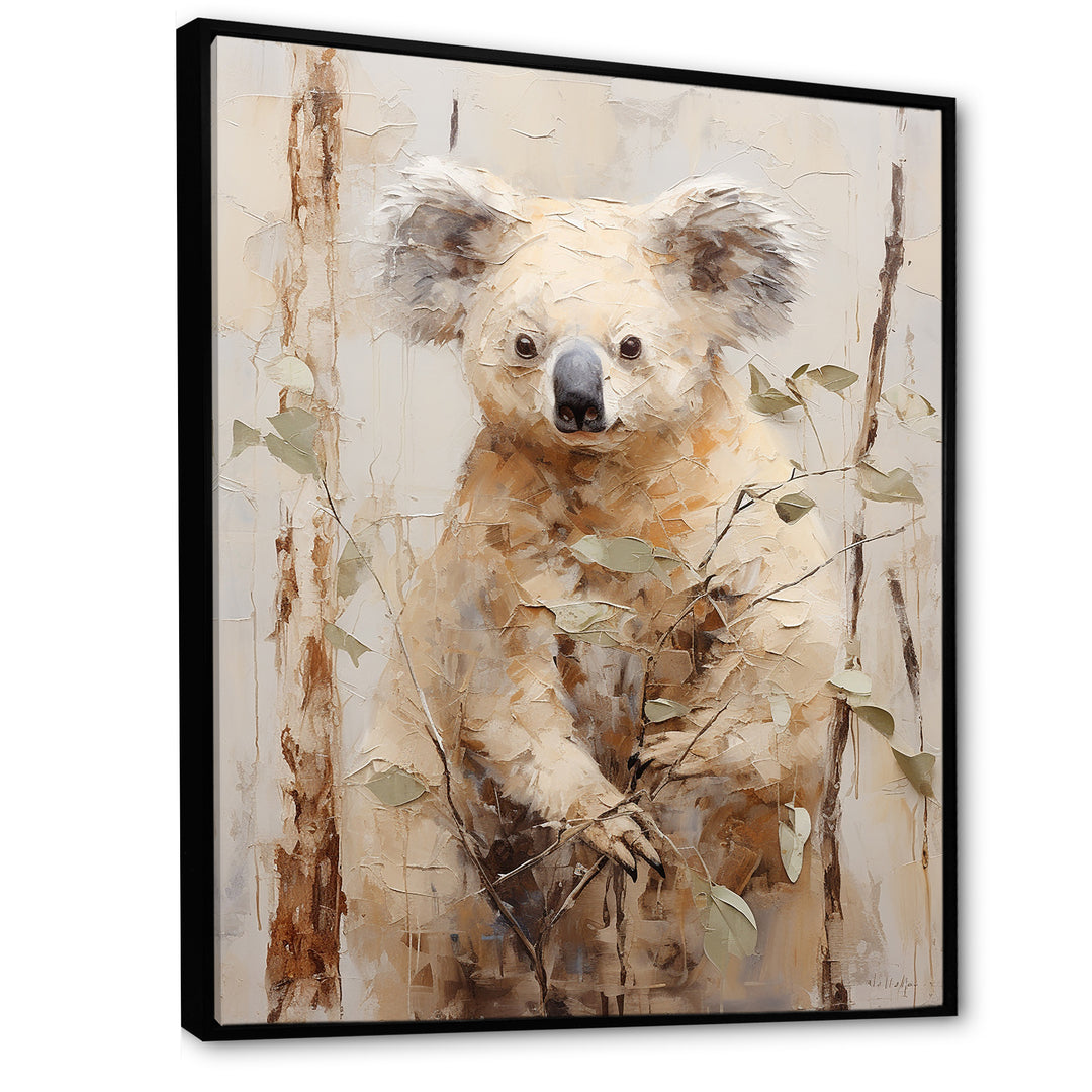 Cuddly Koala Climbing - Koala Wall Art Prints