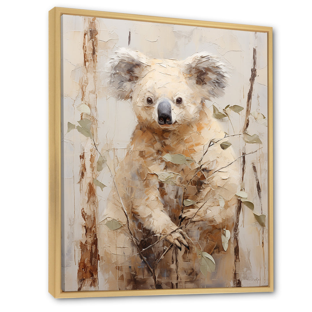 Cuddly Koala Climbing - Koala Wall Art Prints