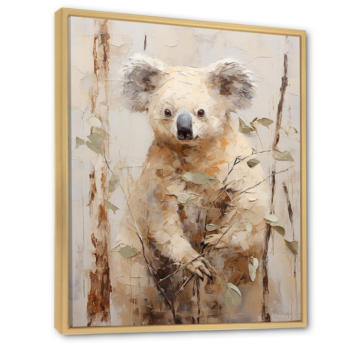 Cuddly Koala Climbing - Koala Wall Art Prints