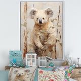 Cuddly Koala Climbing - Koala Wall Art Prints
