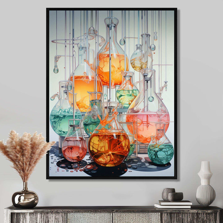 Scientist S Domain Laboratories I - Architecture Canvas Wall Art
