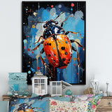 Spotlight On Ladybugs - Blue Ladybug Wall Art