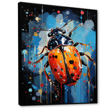 Spotlight On Ladybugs - Blue Ladybug Wall Art