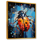 Spotlight On Ladybugs - Blue Ladybug Wall Art