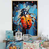 Spotlight On Ladybugs - Blue Ladybug Wall Art