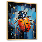 Spotlight On Ladybugs - Blue Ladybug Wall Art