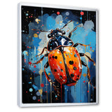 Spotlight On Ladybugs - Blue Ladybug Wall Art