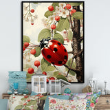Cherry Lively Ladybug - Ladybug Home Decor Art