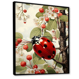 Cherry Lively Ladybug - Ladybug Home Decor Art