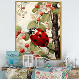 Cherry Lively Ladybug - Ladybug Home Decor Art