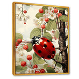 Cherry Lively Ladybug - Ladybug Home Decor Art