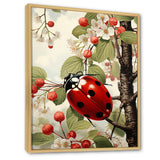Cherry Lively Ladybug - Ladybug Home Decor Art