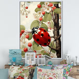 Cherry Lively Ladybug - Ladybug Home Decor Art